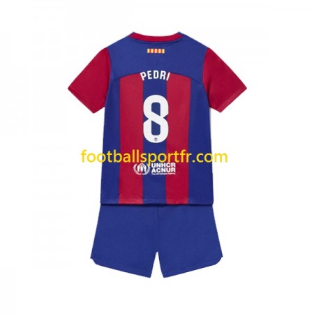 Tenue FC Barcelone Pedri 8 Enfant Domicile 2023-2024 Maillot de Foot